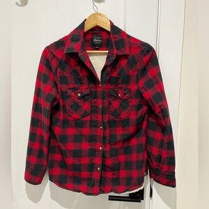 Fuzzy Lined Flannel Shirt